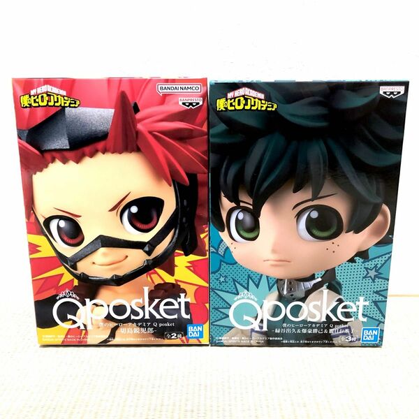 僕のヒーローアカデミア　ヒロアカ　qposket キューポス　緑谷出久　切島鋭児郎　フィギュア　Q posket デク　切島