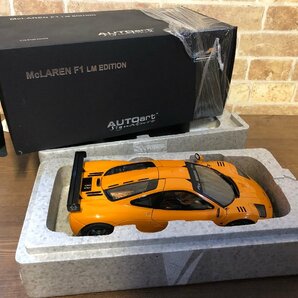 中古1/18 オートアート AUTO ART McLaren マクラーレン F1 LM オレンジの画像2