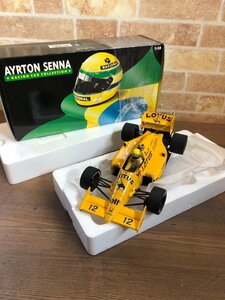 中古 ミニチャンプス MINICHAMPS 1/18 AYRTON SENNA RACING CAR COLLECTION Lotus Honda 99T 1987