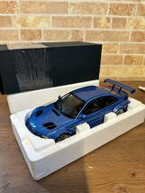 中古 BMWディーラー特注モデル MINICHAMPS 1/18 BMW M3 GTR STREET エストリルブルー_画像1