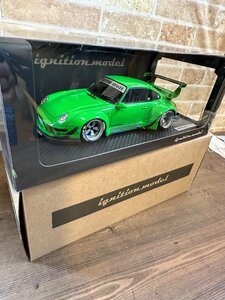 未開封 1/18 IG1953 RWB 993 Green Rough Rhythm 限定140台 イグニッションモデル ignition model ポルシェ Porsche 911 930 964