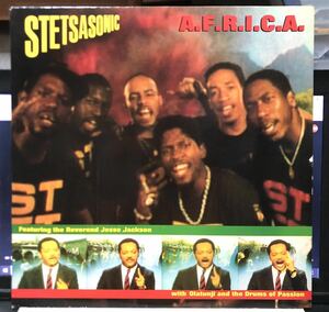 レア 1987 Stetsasonic Feat The Reverend Jesse Jackson / A.F.R.I.C.A. Original US 12 Tommy Boy TB899 80s Oldschool Brooklyn NYC