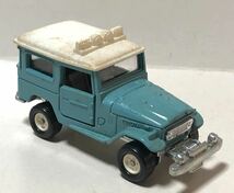 レア 当時物 Toyota Land Cruiser FJ40V トヨタ 豊田 ランドクルーザー ランクル ヨンマル TAM トヨタ自動車博物館 ブルー ホワイト 現状_画像4