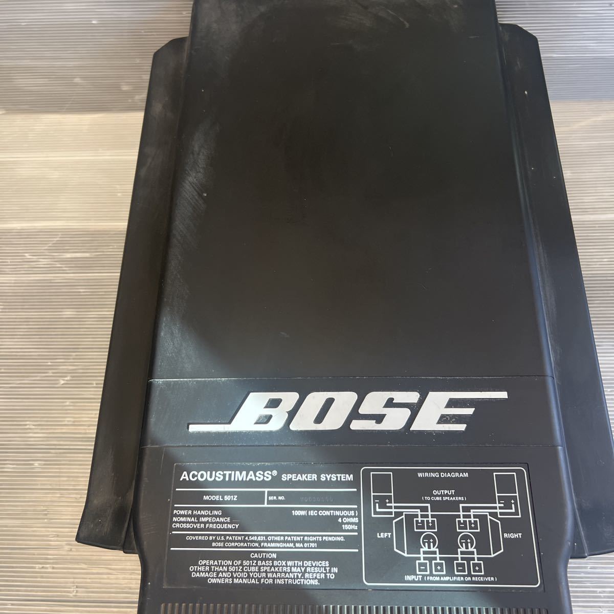 Bose ホームシアター用パワードウーファー:SW4 SW-4 直販専門店 main