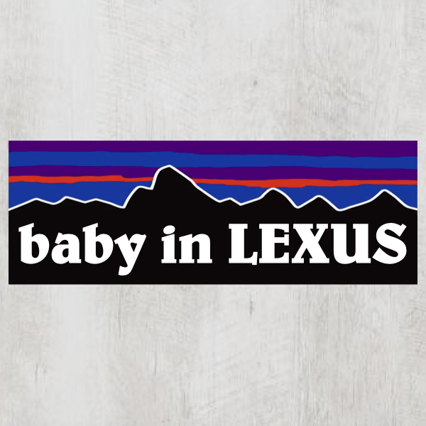 P【baby in LEXUS/ベビーインレクサス】マグネットステッカー