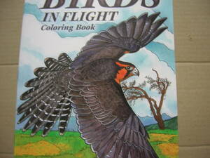 即■洋書「大人の塗り絵・飛翔する鳥」〒148円猛禽類水鳥小鳥バード