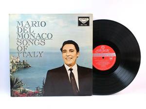 SLC 1160 マリオ・デル・モナコ　イタリア民謡集　オ・ソレ・ミオ　泣かないお前　グラナーダ　LP 【8商品以上同梱で送料無料】