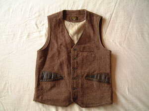 GERUGA TWEED HB VEST BURGUNDY 3( Lost control CELT&COBRA)