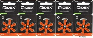 WIDEX ワイデックス 補聴器用電池 PR48(13) 5パック 送料無料