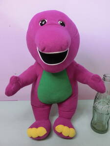  bar knee &f lens * soft toy doll 38.*1998 year Barney & Friends Dinosaur stuffed animal toy dinosaur USAtilanosaurus