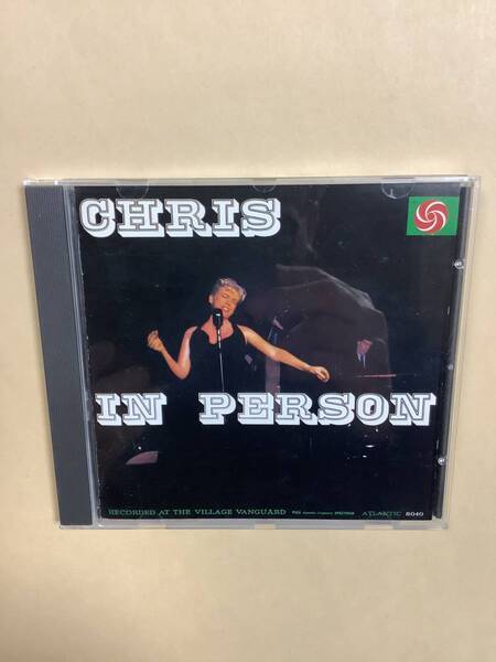 送料無料 クリス コナー「CHRIS IN PERSON」国内盤