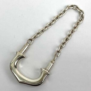 ｔ)カルティエ Cartier キーリング キーホルダー シルバー925 ブランド品 中古 ※箱/保存袋有り ゆうパケット300円