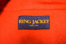 RING JACKET リングジャケット コットン 100% 裏地ウール パーカー フルジップ ジャケット アウター L_画像3