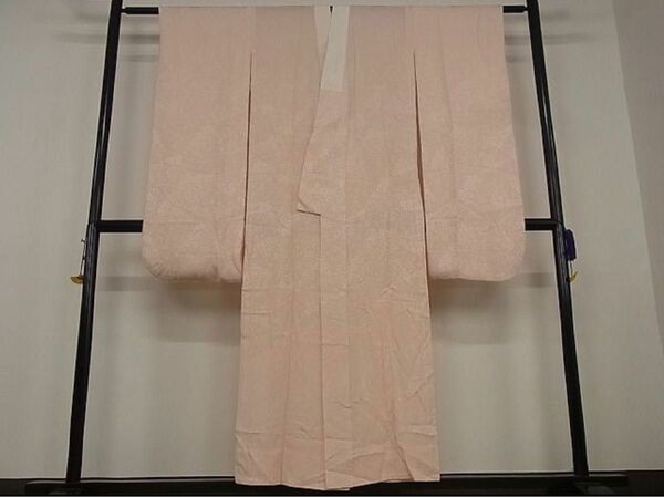 振袖用長襦袢　無双仕立て　舞桜　ロング丈　正絹　逸品　1516