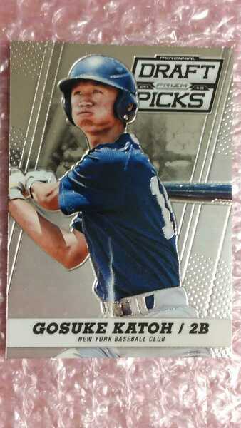 送料込即決 2013 Panini Prizm Perennial Draft Picks No.73 Gosuke Katoh　加藤豪将 日本ハムファイターズ パニーニ プリズム NPB初ヒット