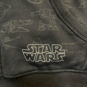 ユニクロ UNIQLO スターウォーズ コラボ STARWARS L パーカー トップス 裏起毛 フリース アウター ジップアップ レア物の画像2