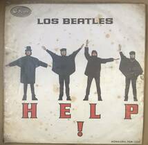 南米ペルー盤 LOS BEATLES HELP! PCM-1255 MONO DEEP GROOVE_画像1