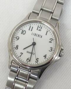 【中古動作品】★LIBERTA 　3針クォーツ レディース腕時計 LI-036L　made in JAPAN 