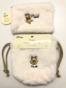  Disney Винни Пух мешочек сумка комплект мех мешочек мех сумка макияж сумка мелкие вещи место хранения ячейка для монет футляр для карточек новый товар 