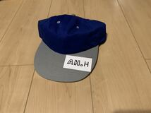 〈OTTO〉TWO-TONE CAP GRAY/ROYAL キャップ 帽子 ah.h ステッカー付き AH.H フイナム_画像2