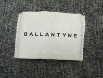 ◆ バランタイン BALLANTYNE ルーマニア製 くるみボタン ウール メンズ ニット カーディガン 52サイズ グレー_画像5