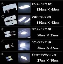 プリウス30系 α系 40系 LED ルームランプ 改良版 専用設計_画像3