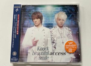 新品！access 「Knock beautiful smile」通常盤A シングルCD 未開封　帯付き　浅倉大介　貴水博之