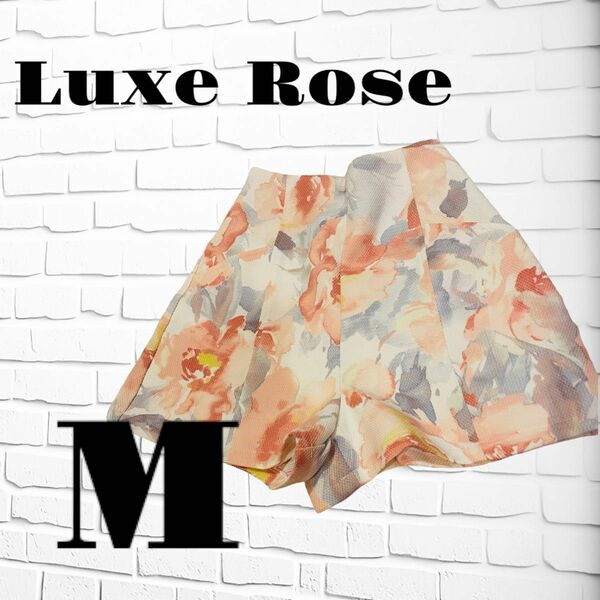 Luxe Rose 花柄ショートパンツ