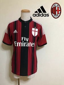 【新品】 adidas AC Milan アディダス イタリア セリエA ACミラン ユニフォーム 2014-2015 ホーム サイズL 半袖 D87224