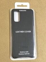 ◆Galaxy S20 ◆ Leather Back Cover レザーカバー【Samsung純正】(Gray/グレイ) [並行輸入品]_画像4