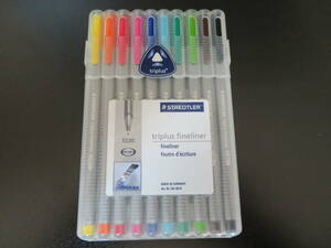 STAEDTLER　☆Triplus fineliner ☆　サインペン10色セット