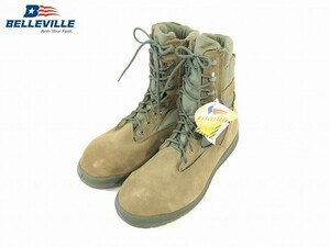 【米軍放出品】☆未使用品 Belleville コンバットブーツ 610ST 16.0R(34.0cm) ASTM F2413-05 鋼鉄先芯 セーフティーブーツ (100)BB16DK-W