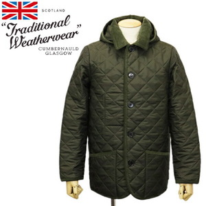 Traditional Weatherwear (トラディショナルウェザーウェア) G222APQCO0276AA WAVERLY TWW HOOD メンズキルティングフード付きジャケット T