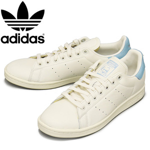 adidas (アディダス) HQ6813 STAN SMITH スタンスミス スニーカー コアホワイトxオフホワイトxプリラブドブルー AD203 24.5cm