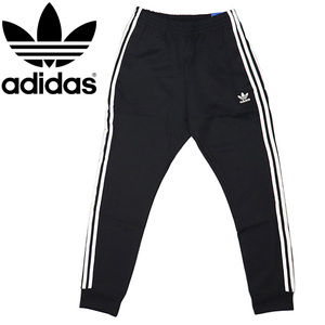 adidas (アディダス) BVB17-IA4791 SST TRACK PANTS P BLUE トラックパンツ ジャージ ブラック AD211 L