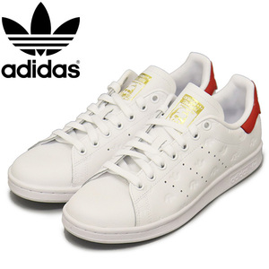 adidas (アディダス) FZ6370 STAN SMITH W スタンスミス レディース スニーカー フットウェアホワイトxベタースカーレットxゴールドメタリ