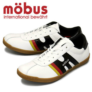 mobus (モーブス) M-2102T-1020 NEW MUNDEN ニューミュンデン レザースニーカー WHT/BLACK MBS005 40