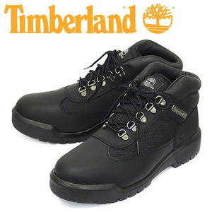 Timberland (ティンバーランド) A17KY FIELD BOOT F&L WP フィールドブーツ ファブリック＆レザー ウォータープルーフ Black TB387 US7.5-