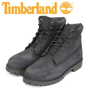 Timberland (ティンバーランド) A5UWD 6in PREMIUM BOOTS WP 6インチプレミアムウォータープルーフブーツ レディース キッズ Dark Grey TB3