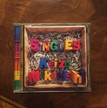 CDー中西圭三 KEIZO NAKANISHI 1994年アルバム「SINGLES」Pioneer PICL-1095・送料230円_画像1