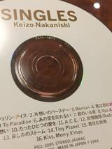 CDー中西圭三 KEIZO NAKANISHI 1994年アルバム「SINGLES」Pioneer PICL-1095・送料230円_画像6