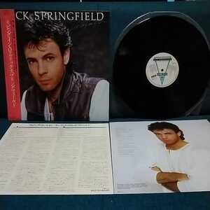 【3000円以上購入で1枚プレゼント！】LP181 リック・スプリングフィールド Rick Springfield 1983年 リビング・イン・OZ Living In Oz 帯付