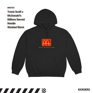 【HK4S/2023/0203】◎Travis Scott◎McDonald Billions Served Hoodie◎M◎2020年9月8日海外限定発売◎