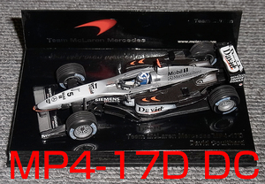 1/43 TE別注 WEST マクラーレン メルセデス MP4/17D クルサード 2003 McLaren MERCEDES