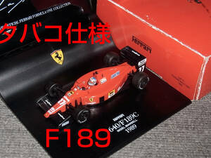 タバコ仕様 ONYX 1/43 フェラーリ 640 F189C マンセル 1989 FERRARI VITESSE　