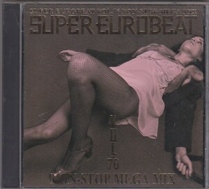 *CD super * euro beat SUPER EUROBEAT Vol.76 все 26 искривление сбор Vellfire -re карта, стикер имеется 