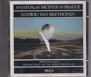 ★CD Beethoven:Sonatas 3.7.12 ベートーヴェン:ピアノソナタ 3,7,12 プラハ・ライヴ*スヴャトスラフ・リヒテル(Sviatoslav Richter)