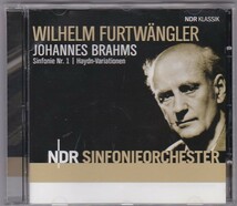 ★CD EMI Ndr Archive Brahms:Symphony No.1 Haydn Variations ブラームス:交響曲第1番.ハイドン変奏曲*フルトヴェングラー_画像1