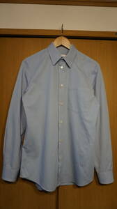 [ person himself period ]HELMUT LANG Helmut Lang cotton shirt [ size 39l15.5] light blue dress shirt long sleeve HL02