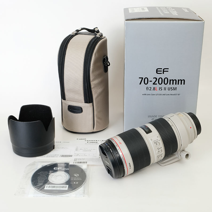 極上美品】 Canon キヤノンEF 70-200mm F2.8 L IS USM ☆大人気白